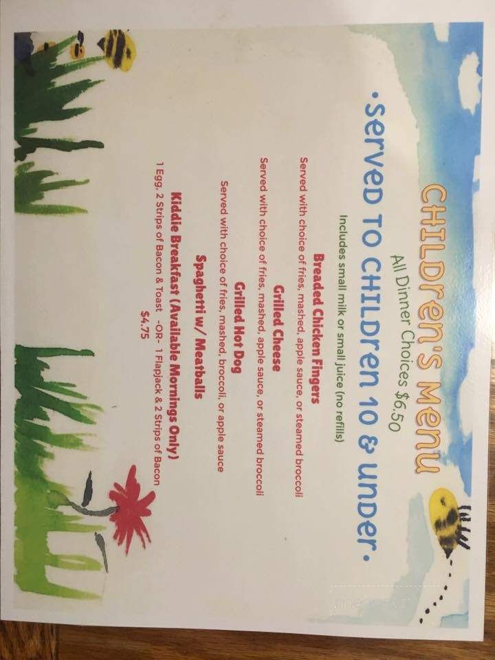 Lumberjack's Kitchen - Duncannon, PA menu_pic