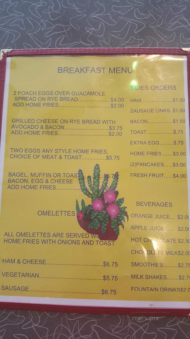 The Tex-Mex Diner - Pottsville, PA menu_pic