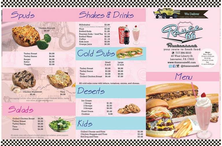 Route 66 Restaurant PA - Lancaster, PA