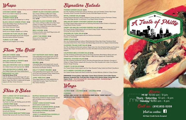A Taste of Philly - Oxford, PA menu_pic