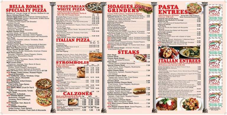 Bella Roma's Pizza - Lansdale, PA menu_pic