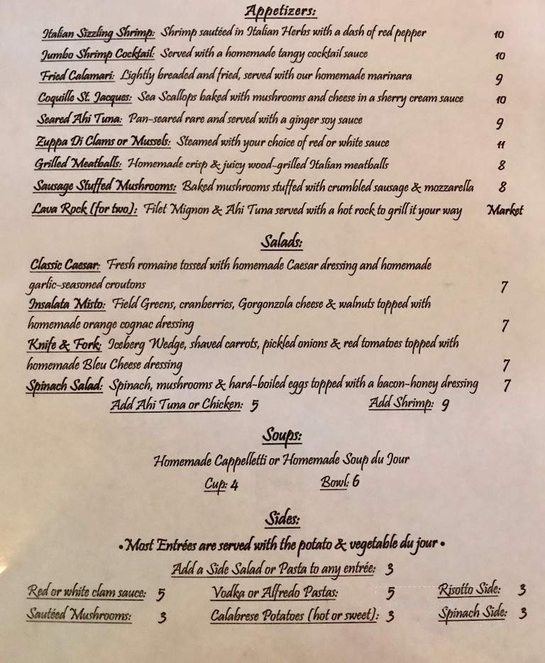Wood Grille - Scranton, PA menu_pic