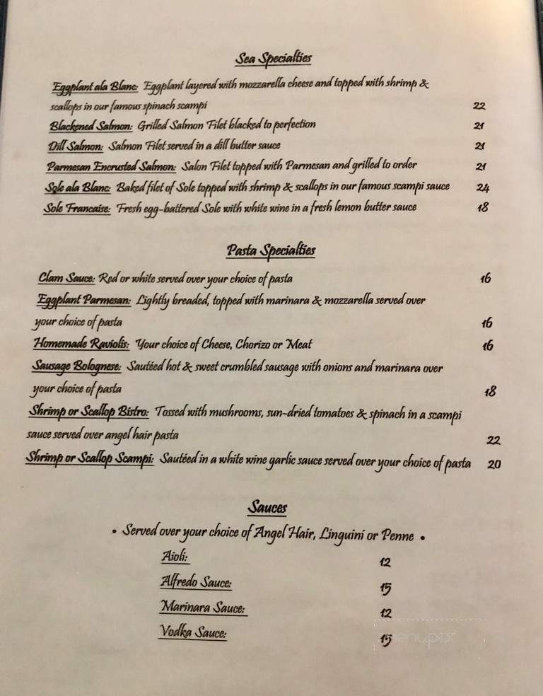 Wood Grille - Scranton, PA menu_pic