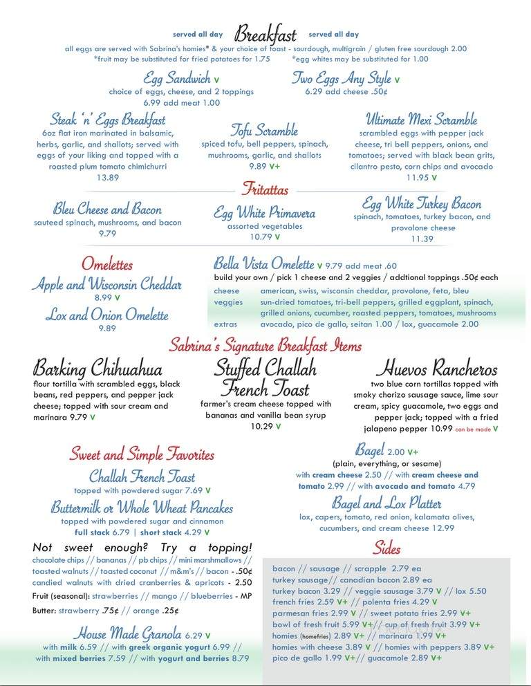 Holiday Cafe - Philadelphia, PA menu_pic