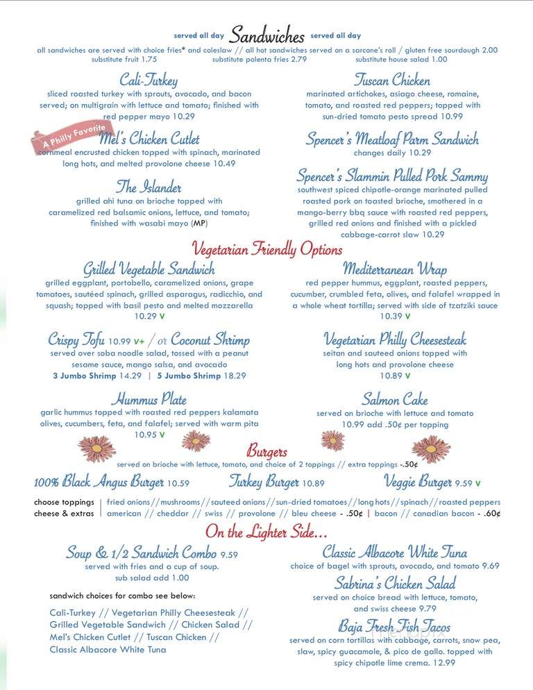 Holiday Cafe - Philadelphia, PA menu_pic