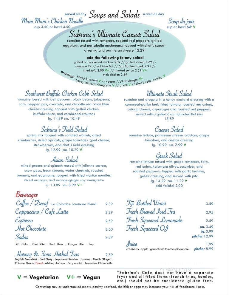 Holiday Cafe - Philadelphia, PA menu_pic