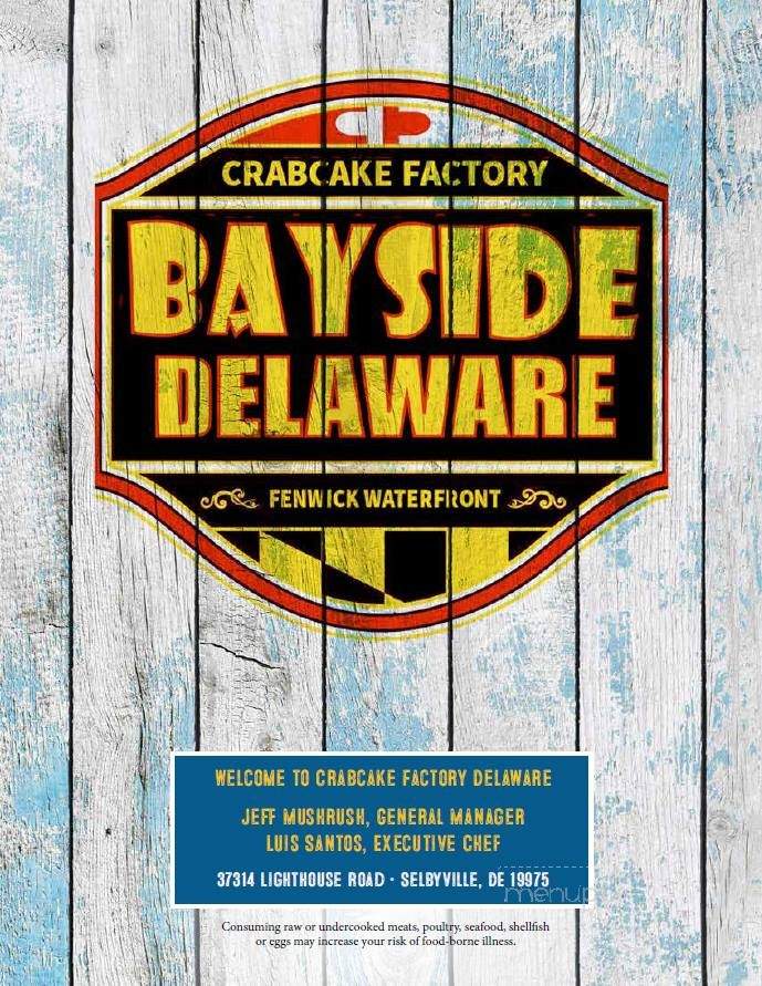 Crabcake Factory Bayside - Selbyville, DE