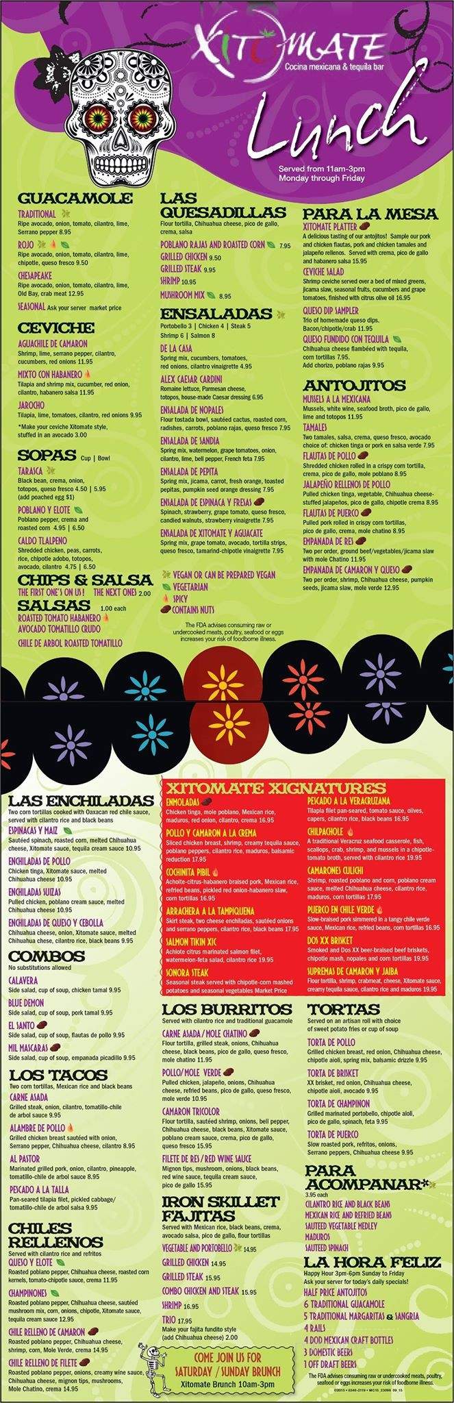 Xitomate - Ellicott City, MD menu_pic