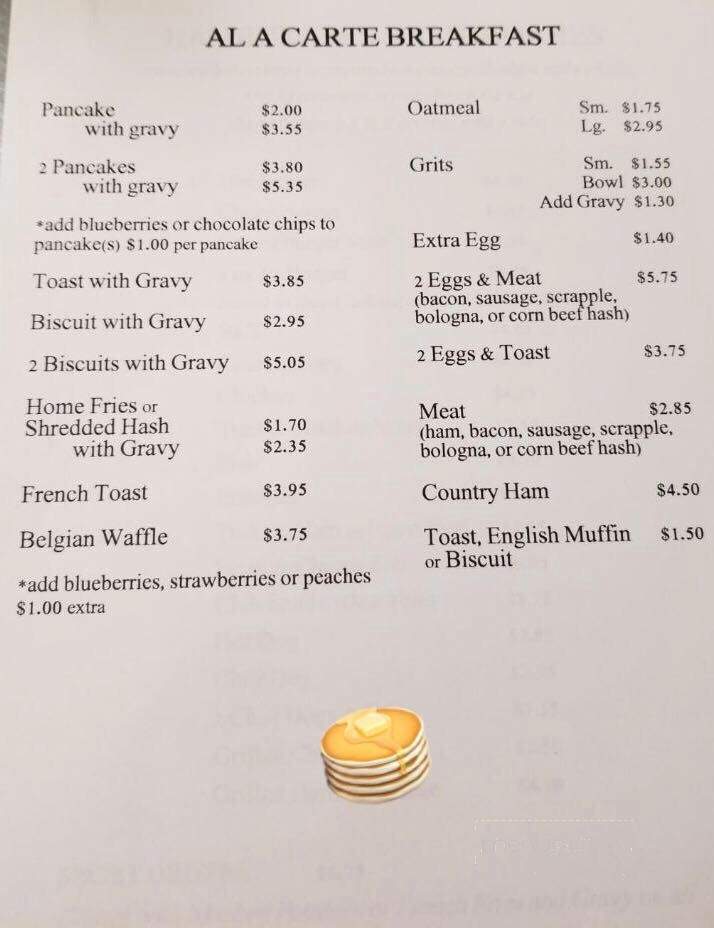 Jogails Country Cookin' - Winchester, VA menu_pic