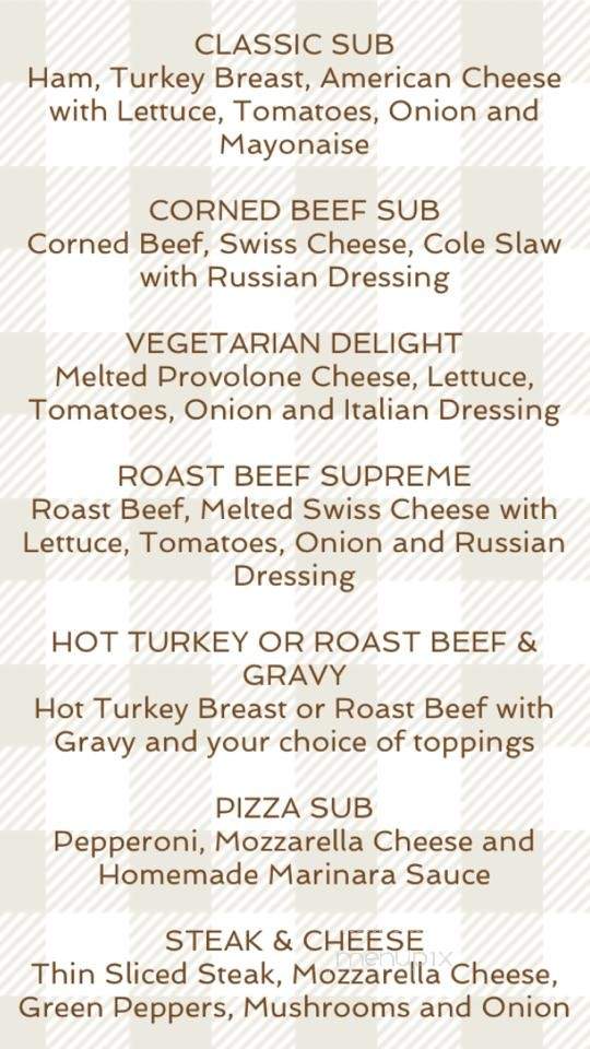Manny's Gourmet - New York, NY menu_pic