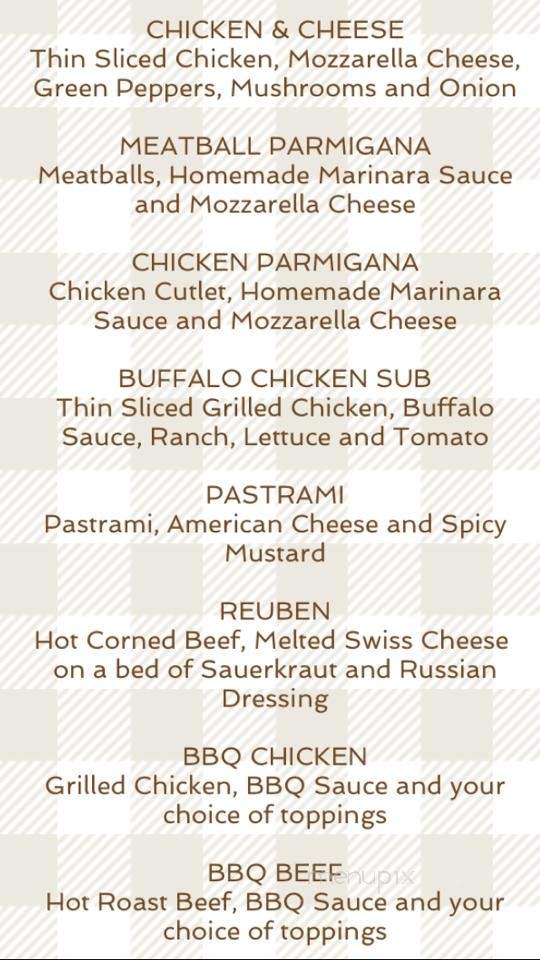 Manny's Gourmet - New York, NY menu_pic