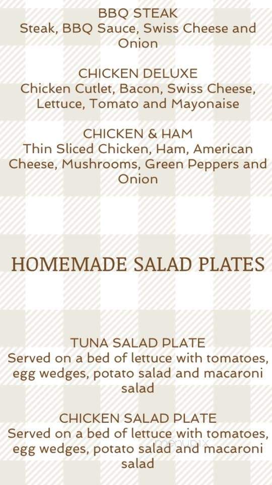 Manny's Gourmet - New York, NY menu_pic