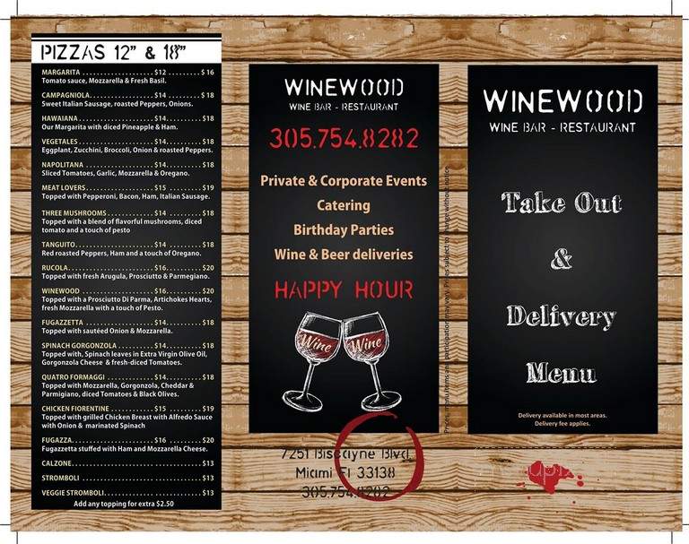 Winewood - Miami, FL menu_pic