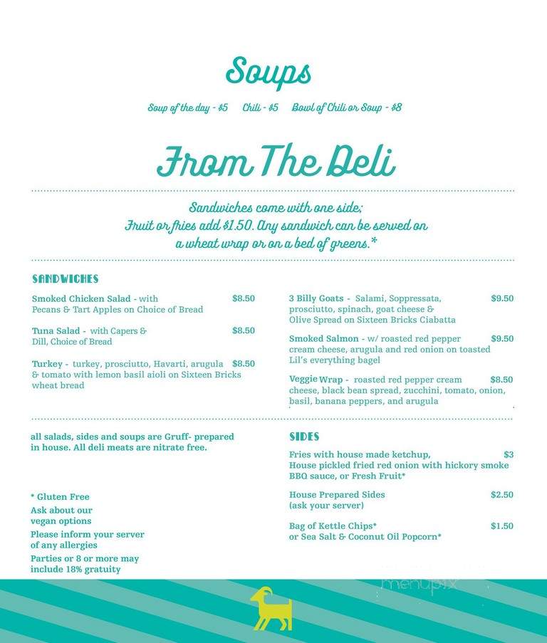 The Gruff - Covington, KY menu_pic