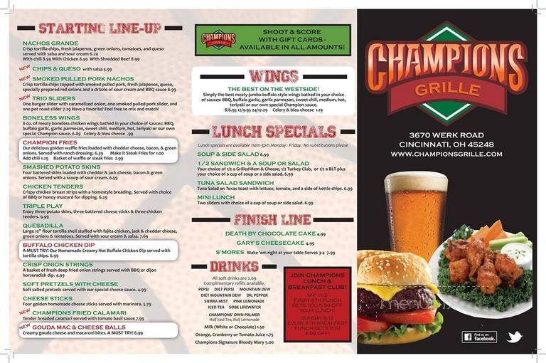 Champions Grille - Cincinnati, OH