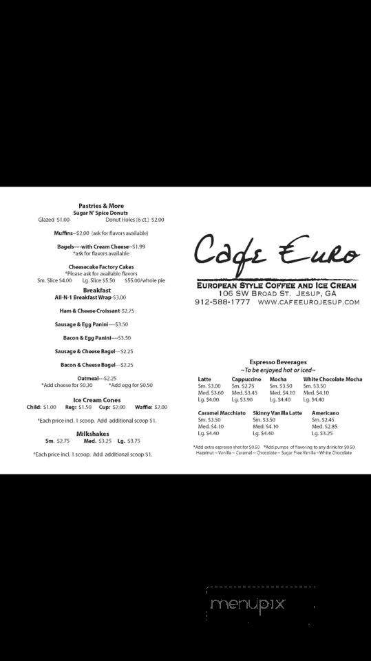 Cafe Euro - Jesup, GA