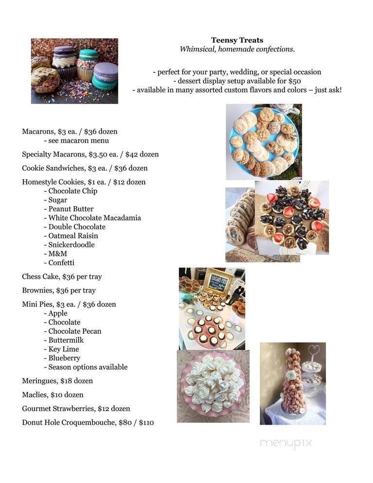 Sweet For Sirten - Santa Rosa Beach, FL menu_pic