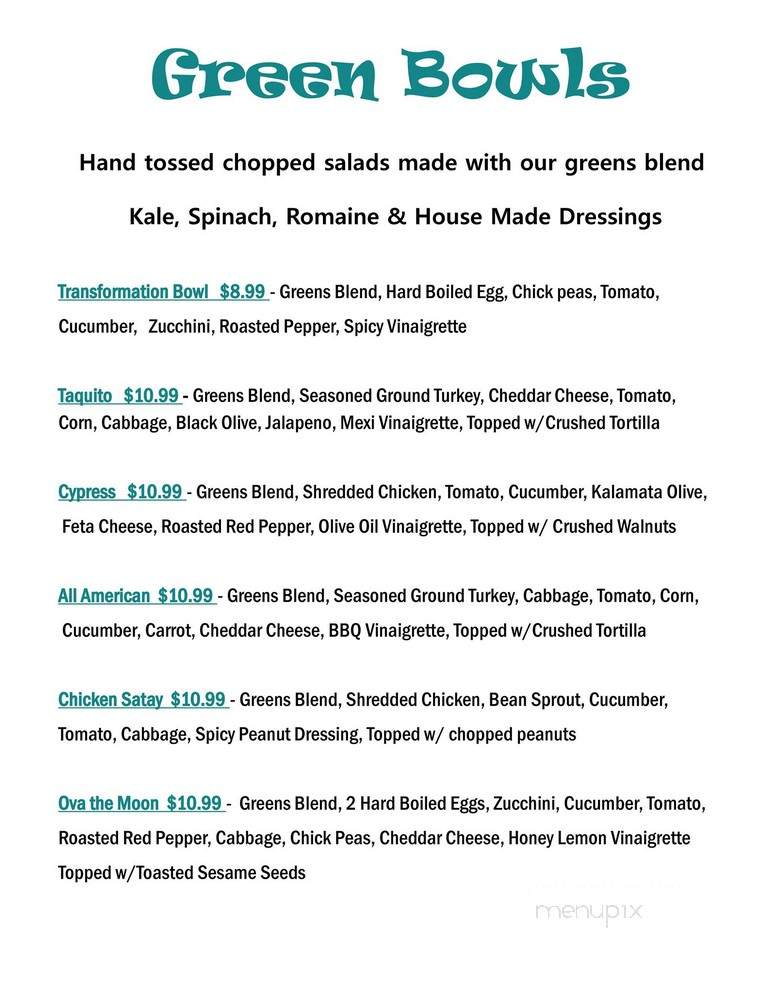 Berry Bon Bon - Stuart, FL menu_pic
