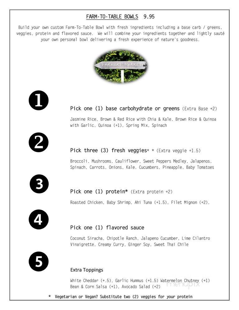 Urban Juice Company - Tampa, FL menu_pic