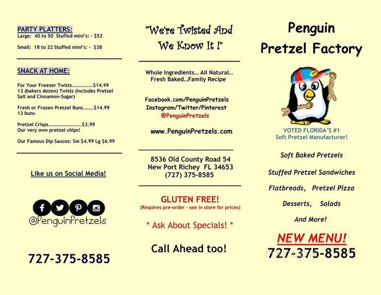 Penguin Pretzel Factory - Oldsmar, FL