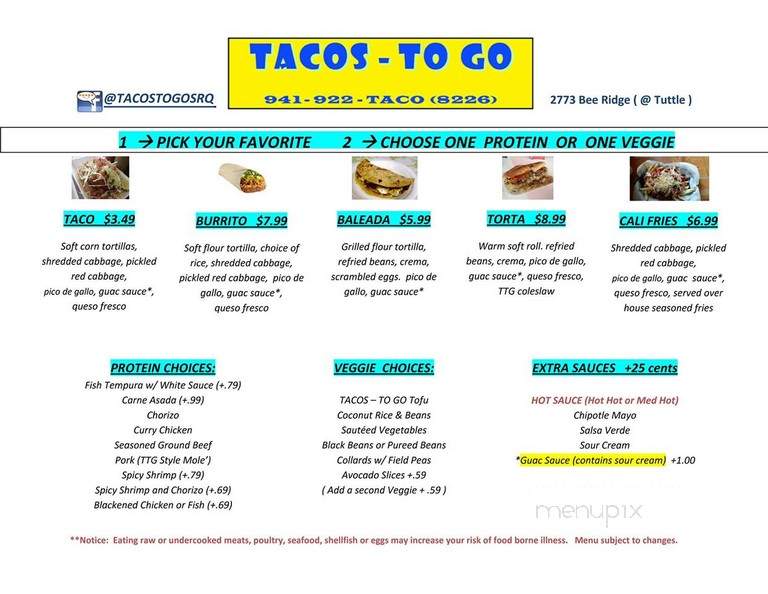 Tacos To Go! - Sarasota, FL