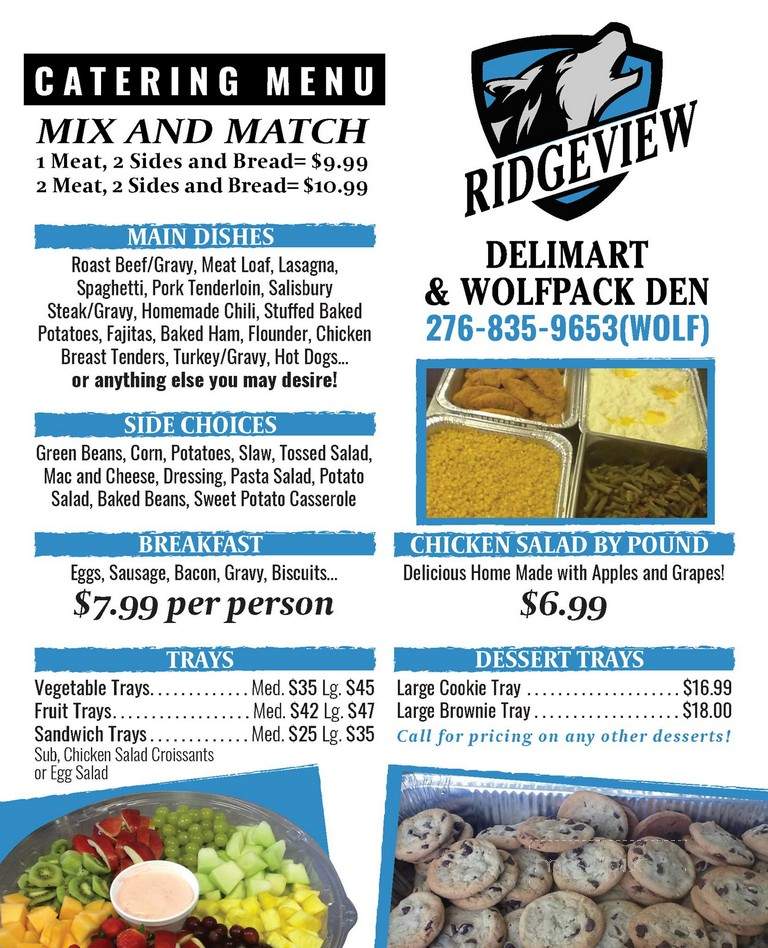 RidgeView DeliMart and Wolfpack Den - Clintwood, VA