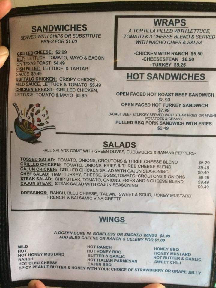 RJ's Pub - Elkhart, IN menu_pic