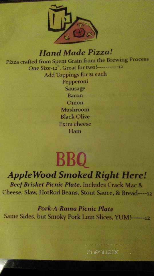 Constantine Brewing Company - Constantine, MI menu_pic