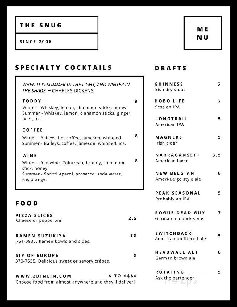 The Snug - Portland, OR
