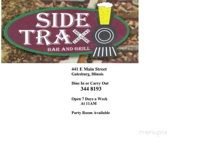 Sidetrax Bar & Grill - Galesburg, IL