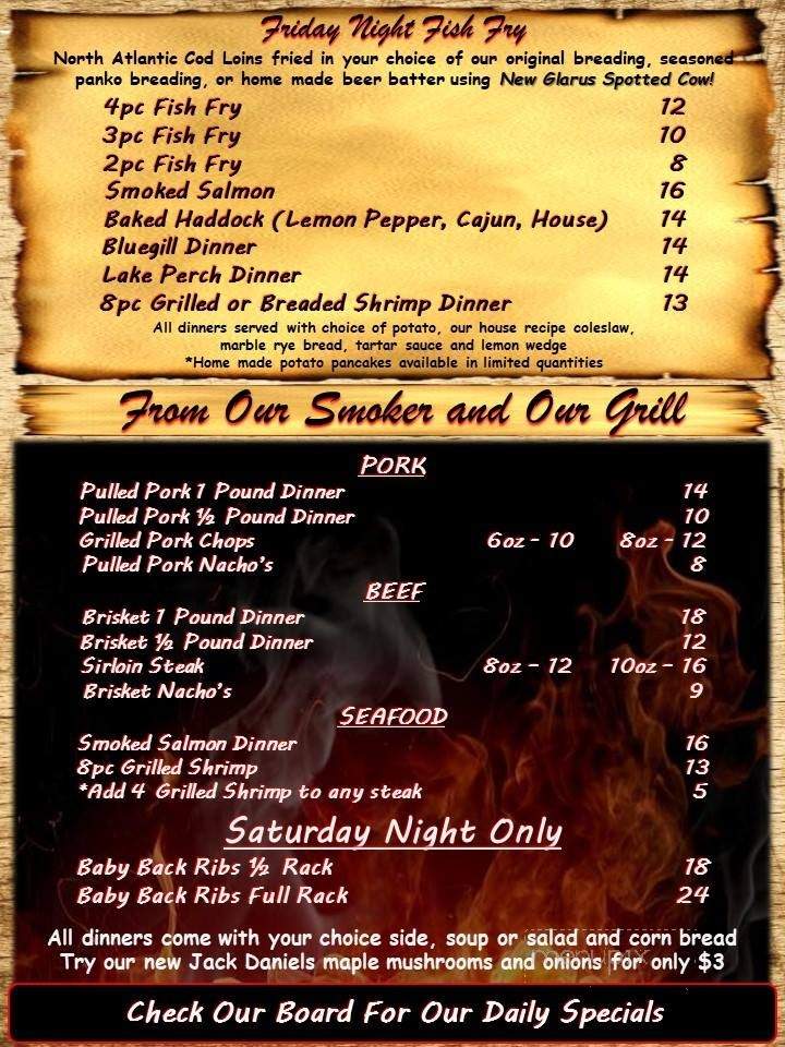 The Barrel House Saloon & Eatery - Juneau, WI menu_pic