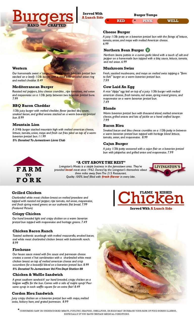 Club T Sandwich Shop & Coffee House - Jamestown, PA menu_pic