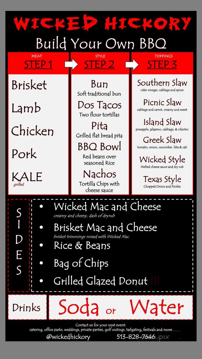 Wicked Hickory - Cincinnati, OH menu_pic