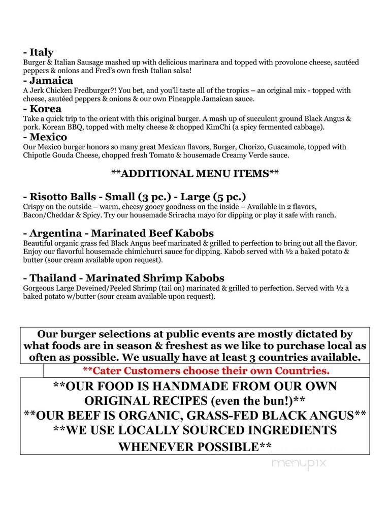 Far-Out Fred's Food Truck - Indianapolis, IN menu_pic