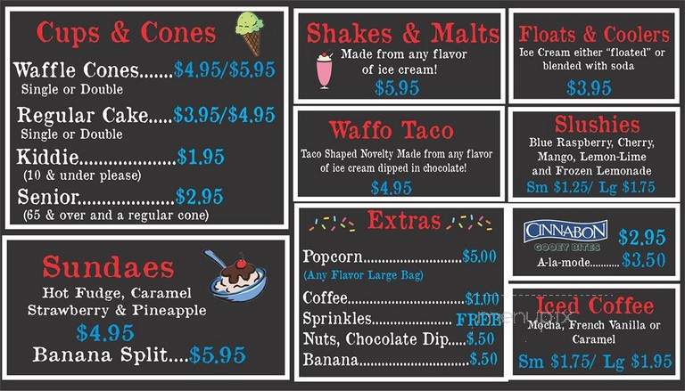 The Beach Bucket - Lake Charter Township, MI menu_pic