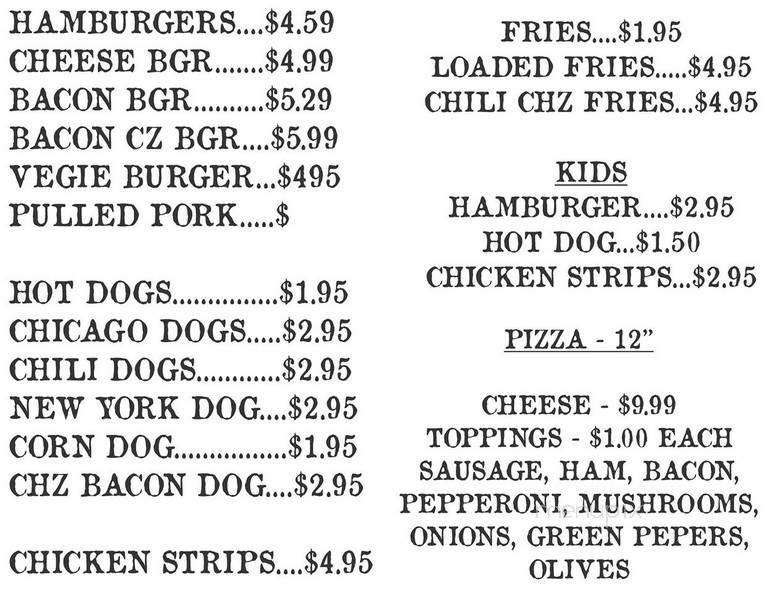 The Beach Bucket - Lake Charter Township, MI menu_pic