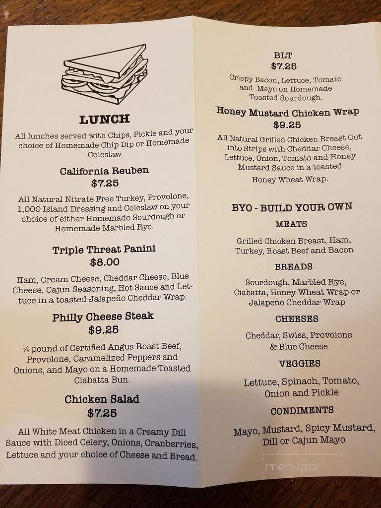 The Local Grind - Delton, MI menu_pic