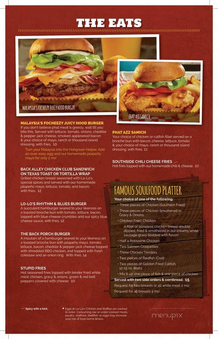 Lo-Lo's Chicken & Waffles - Omaha, NE menu_pic