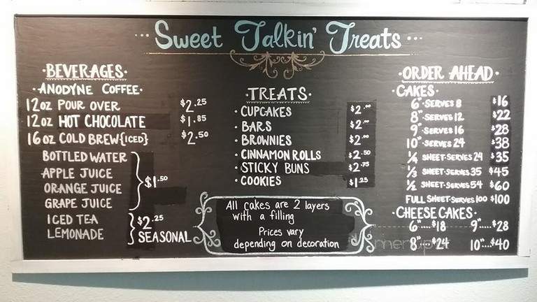 sweet talkin treats llc - watertown, WI menu_pic