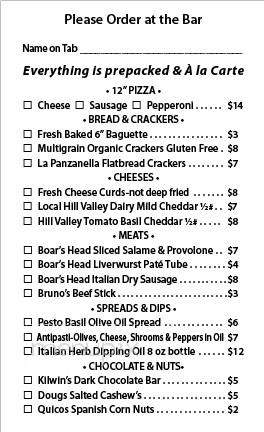 Studio Winery - Lake Geneva, WI menu_pic