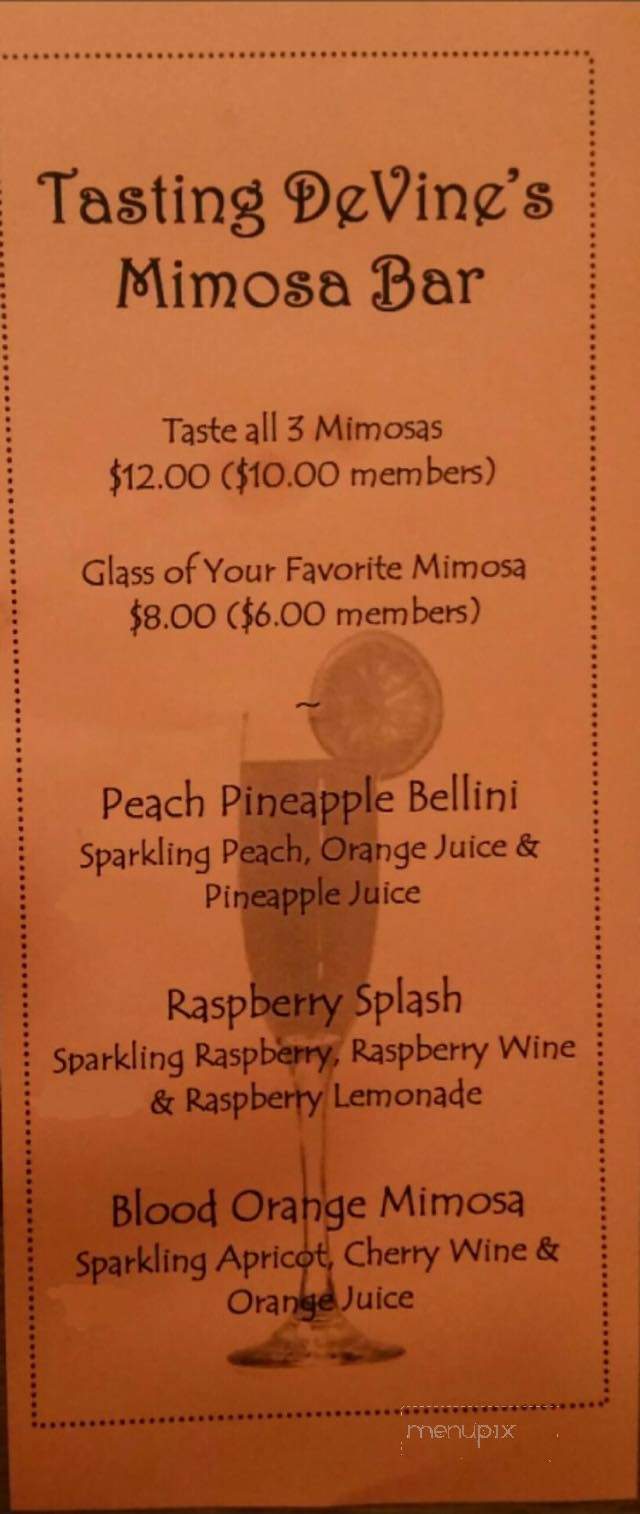 Tasting Devine - Wheaton, IL menu_pic