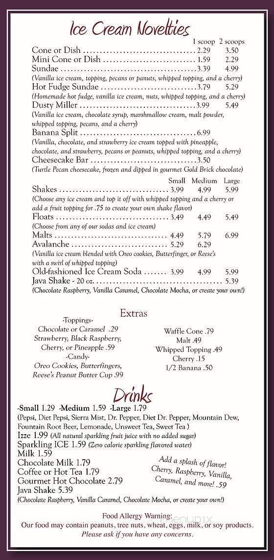Kaitlynn's - Brunswick, MO menu_pic