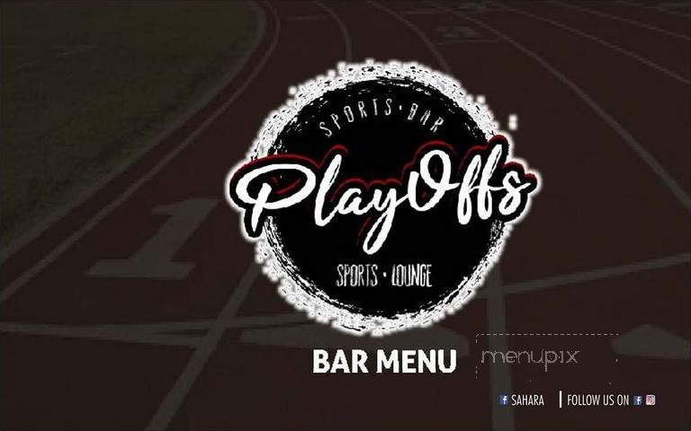 Playoffs Sports Lounge - Minneapolis, MN menu_pic