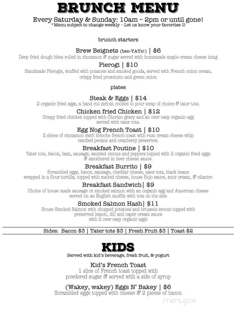 Brew Ales & Eats - Perham, MN menu_pic