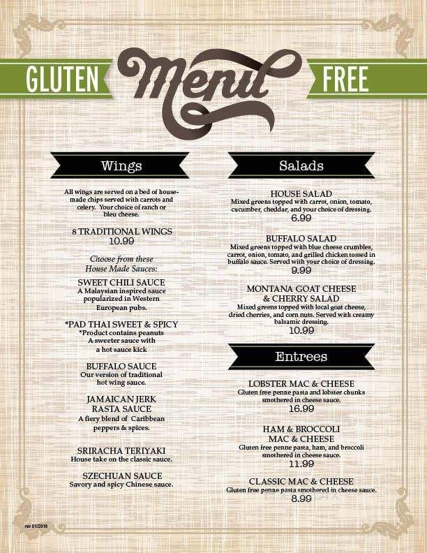 The Thomas Meagher Bar - Missoula, MT menu_pic
