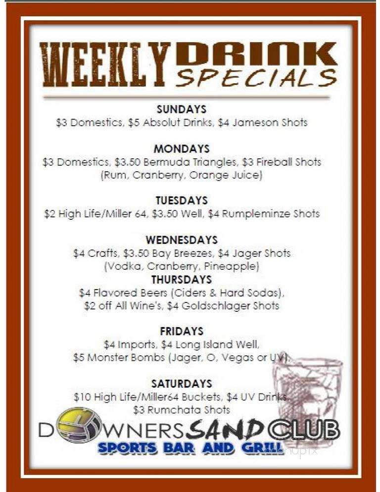 Downers Sand Club Sports Bar & Grill - Downers Grove, IL
