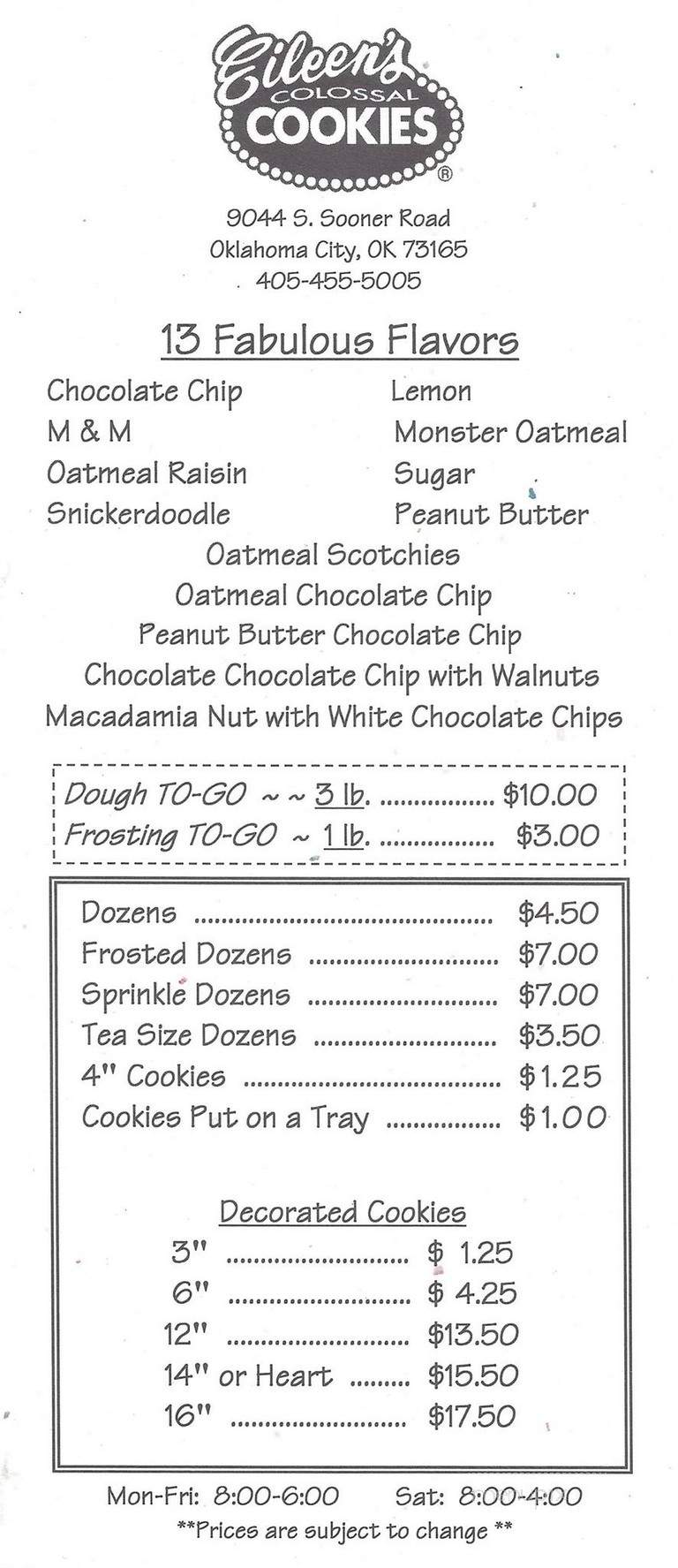 Eileen's Colossal Cookies - Oklahoma City, OK