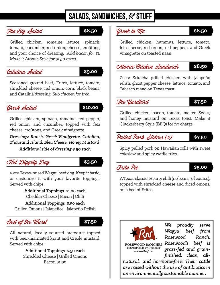 Cedar Creek Brewery - Seven Points, TX menu_pic