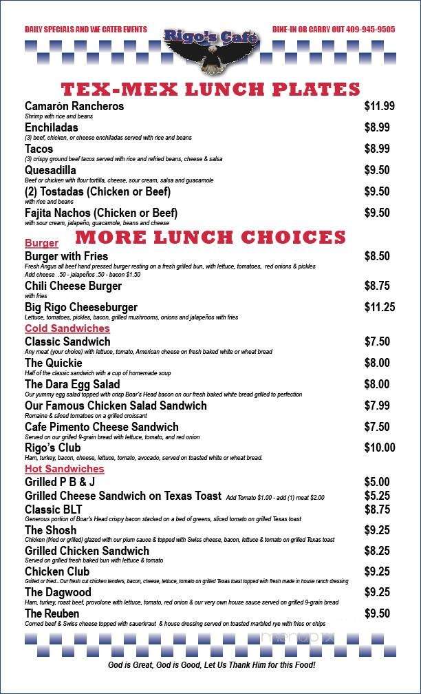 ShyKatz Cafe - Texas City, TX menu_pic