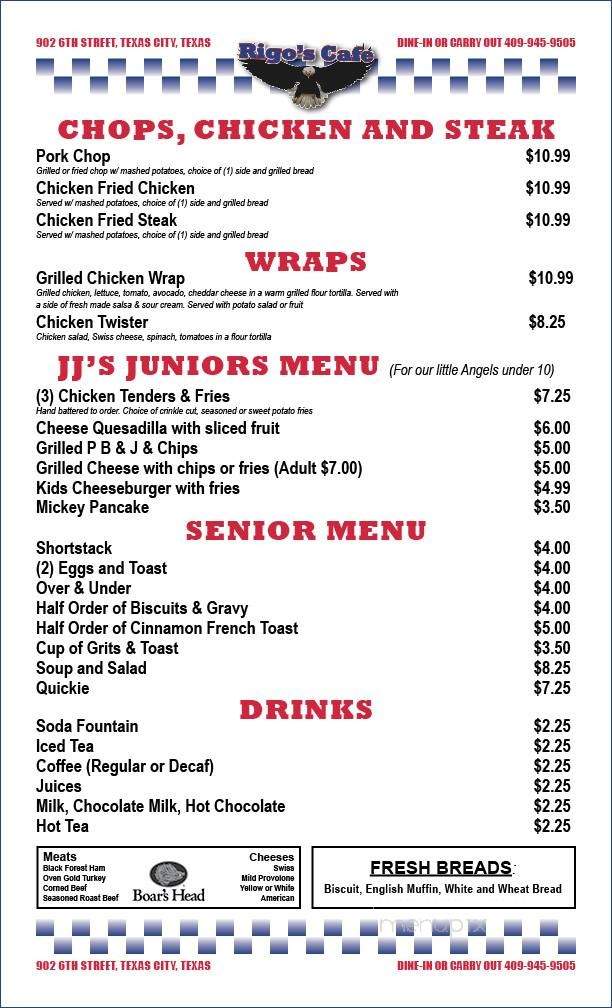 ShyKatz Cafe - Texas City, TX menu_pic